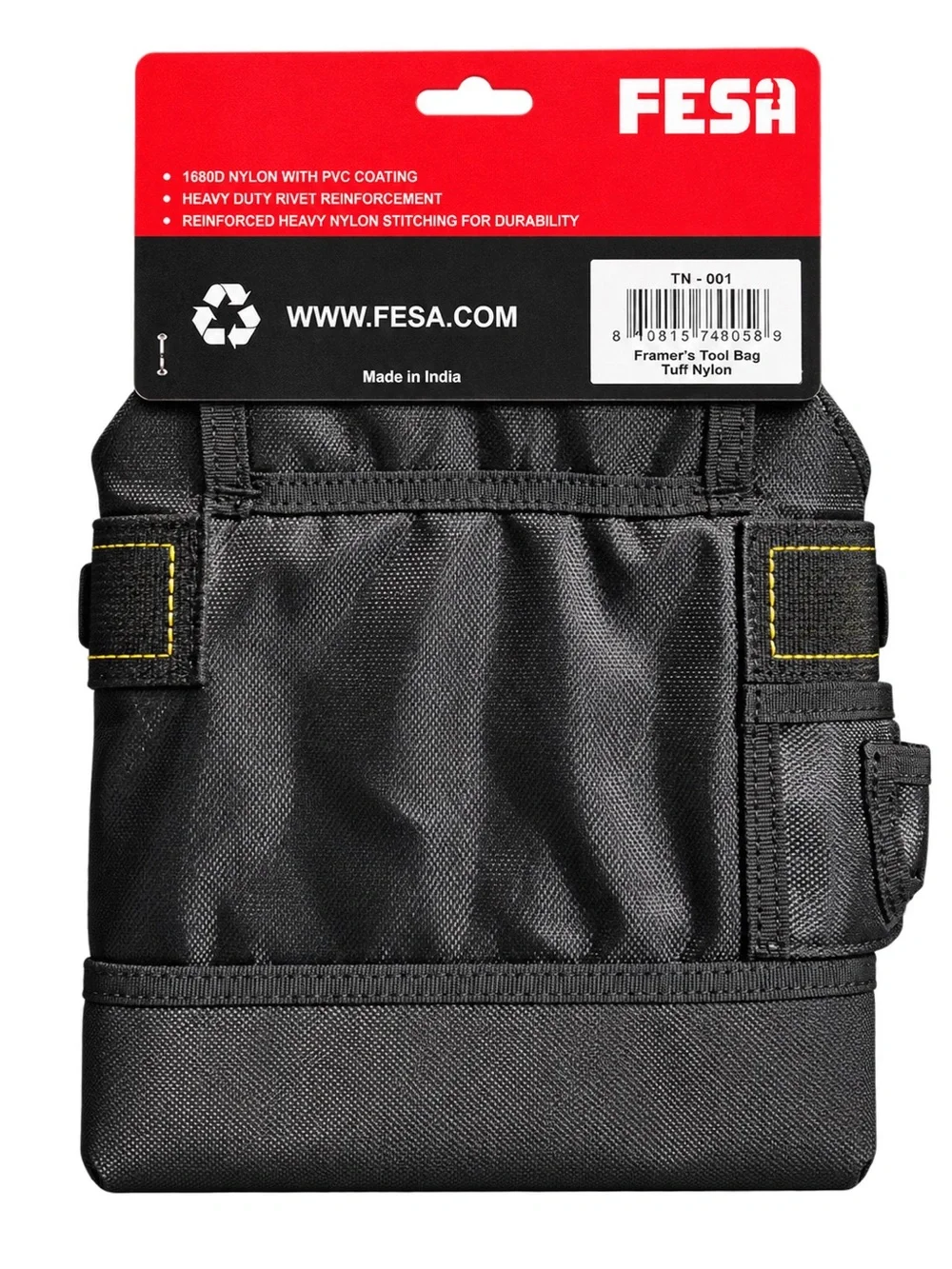 Pro Series Black and Orange Messenger Tool Pouch